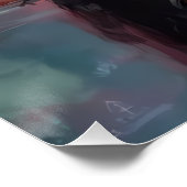 Alligator in der Top Hat & Bow-Krawatte Poster (Ecke)