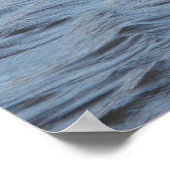 Alligator in der Wasserdruckmaschine Poster (Ecke)