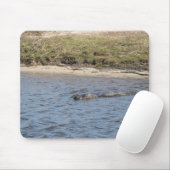 Alligator in der Wasserrutsche Mousepad (Mit Mouse)