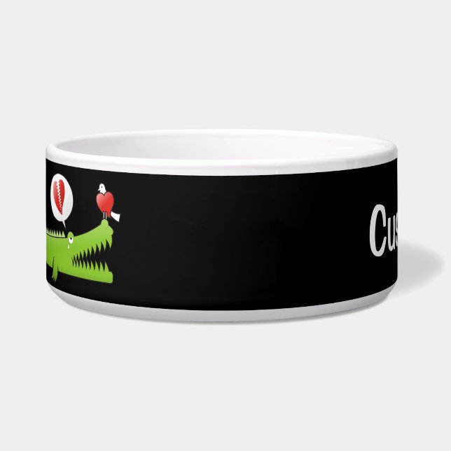 Alligator in Liebe Bowl Napf (Links)