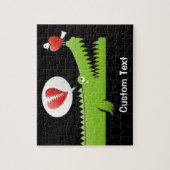 Alligator in Liebe Jigsaw Puzzle (Vertikal)
