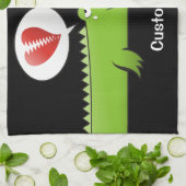 Alligator in Liebe Küchentücher (Gefaltet)