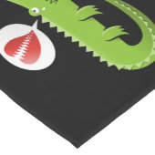 Alligator in Liebe Kurz Table Runner Kurzer Tischläufer (Ecke)