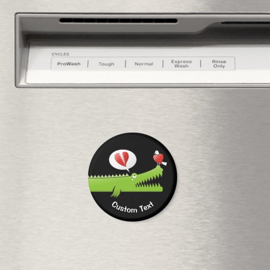 Alligator in Liebe Magnet (In Situ (Geschirrspüler))