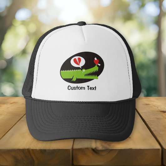 Alligator in Liebe Trucker Hat Truckerkappe