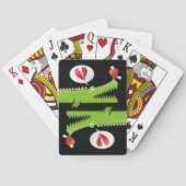Alligator in Love Spielkarten (Rückseite)
