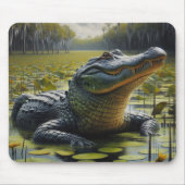 Alligator in Sumpf Bull Gator Mousepad (Vorne)
