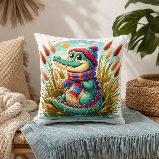 Alligator-Inspiriert Pillow Kissen (Alligator-Inspired Pillow)