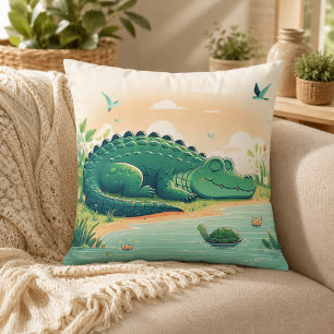 Alligator-inspirierte Kissen
