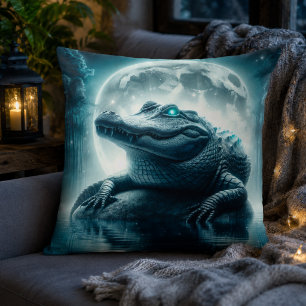 Alligator-inspiriertes Kissen
