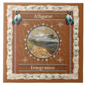 Alligator-Integrationsenergie Fliese (Vorderseite)