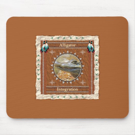 Alligator-Integrationsenergie Mousepad (Vorne)