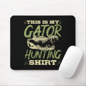Alligator Jäger Jägergeschenk Mousepad (Mit Mouse)