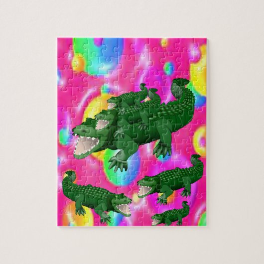 Alligator Jigsaw Puzzle (Vertikal)