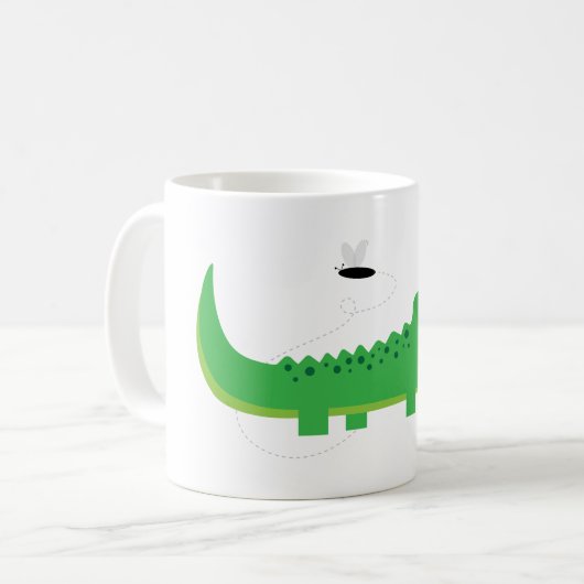 Alligator Kaffeetasse (Vorderseite Links)