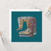 Alligator karte (Vorderseite/Rückseite Beispiel)