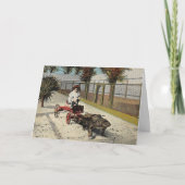 Alligator-Karte Karte (Vorderseite)