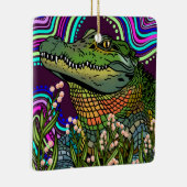 Alligator Keramik Ornament (Rechts)