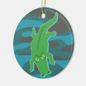 Alligator Keramikornament (Links)
