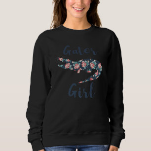 Alligator Kids Women Gator Girl Crocodil Sweatshirt