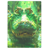 Alligator Klemmbrett (Rückseite)