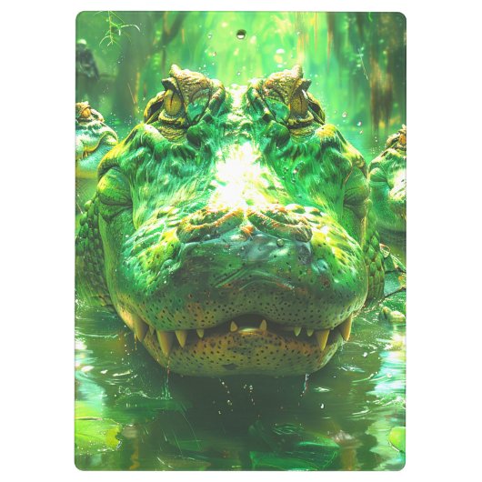 Alligator Klemmbrett (Rückseite)