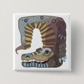 Alligator-Knopf Button (Vorderseite)