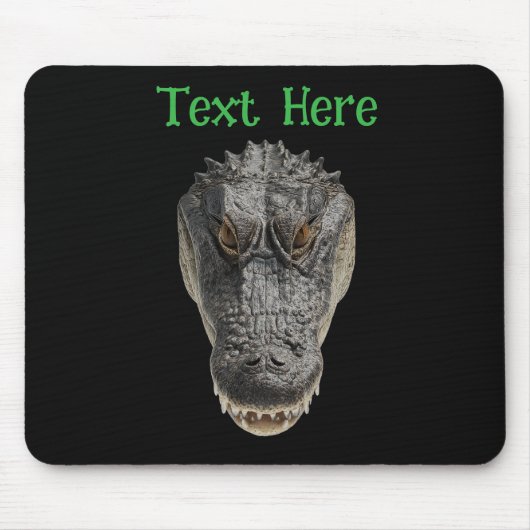 Alligator Kopf Mousepad (Vorne)