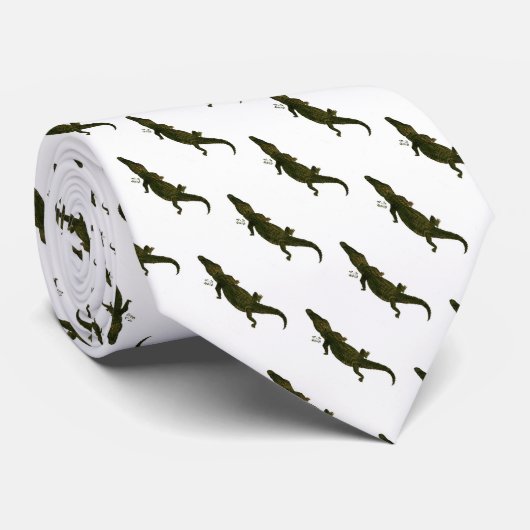 Alligator Krawatte (Gerollt)