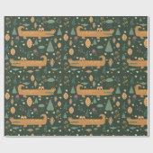 Alligator/Krokodil Geschenkpapier (Flach)