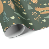 Alligator/Krokodil Geschenkpapier (Rolleneckpunkt)