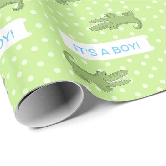 Alligator-/Krokodil-Packpapier (besonders Geschenkpapier (Rolleneckpunkt)