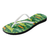 Alligator Krokodile Animes Flip Flops Badesandalen (Schrägansicht)