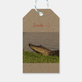 Alligator Lächeln Geschenkanhänger