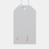 Alligator Lächeln Geschenkanhänger (Rückseite)