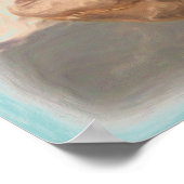 Alligator-Liebe-Poster Poster (Ecke)