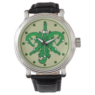 Alligator Lilie Armbanduhr
