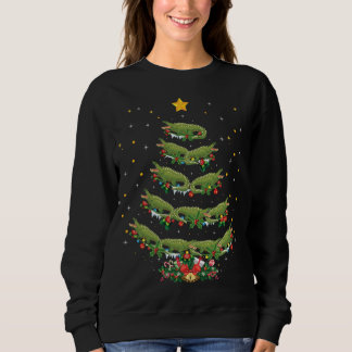 Alligator Lover Xmas Weihnachtsgeschenk Alligator Sweatshirt