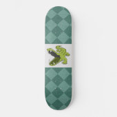 Alligator lustige Skateboard Deck (Vorderseite)
