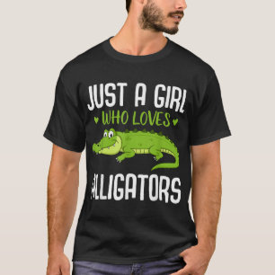 Alligator Mädchen Kinder Frauen Reptilien Gator Lo T-Shirt