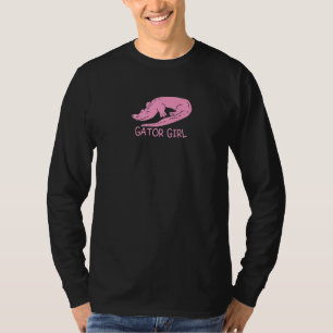 Alligator Mädchen Mädchen-Alligator Krokodil Für F T-Shirt