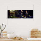 Alligator Magic ART PRINT Featasy surrealismus Poster (Küche)