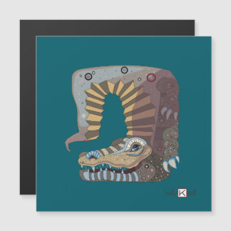 Alligator  magnetkarte