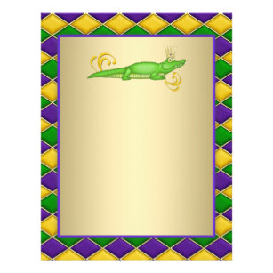 Alligator Mardi Gras Flyer
