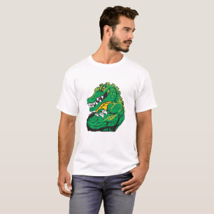 Alligator-Maskottchen-T-Shirt T-Shirt
