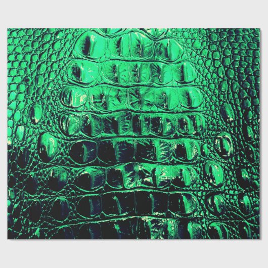 ALLIGATOR METALLIC GREICH GESCHENKPAPIER (Flach)