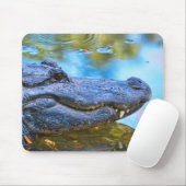Alligator mit Golfball Mousepad (Mit Mouse)