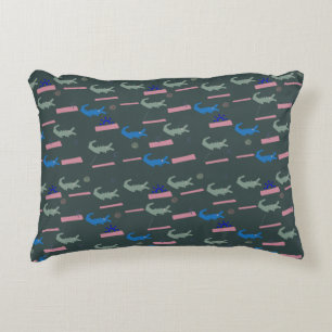 Alligator-Muster Dekokissen