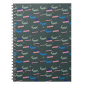 Alligator-Muster Notizblock (Vorderseite)