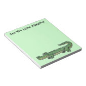 Alligator Note Pad Notizblock (angewinkelt)